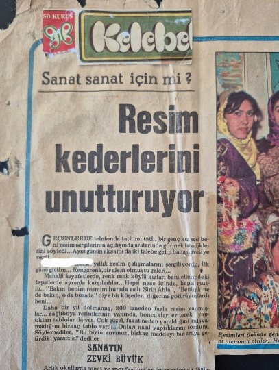 Sergiye ilişkin gazete küpürü