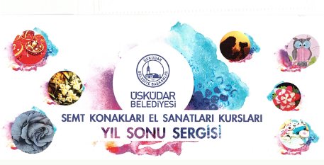 Üsküdar Semt Konakları yıl sonu sergisi afişi